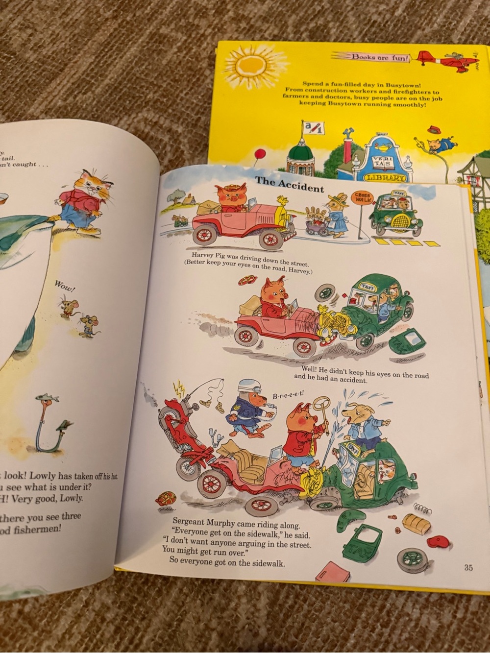 Richard Scarry Set - Funniest Storybook Ever & What Do People Do All Day? - Picture 5 of 8